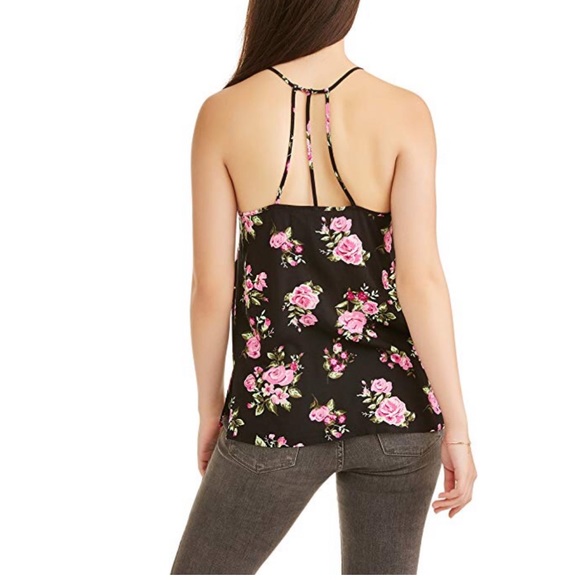 No Boundaries Tops - Floral tank top